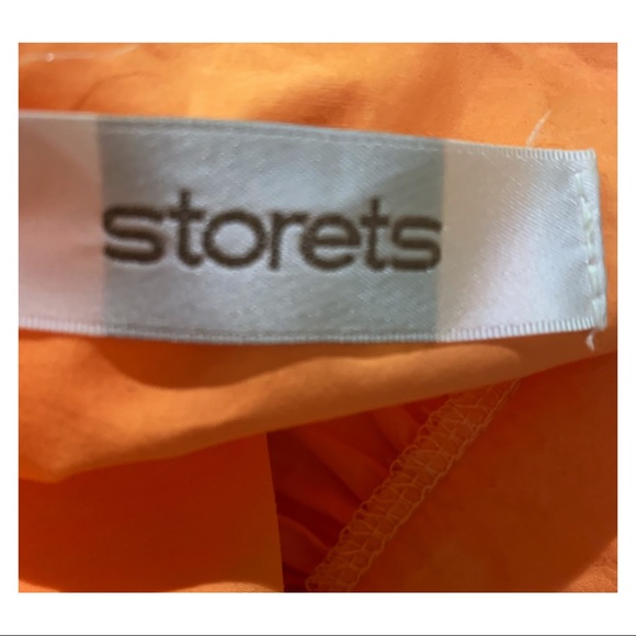 STORETS Dress Stunning Of-On-The Shoulder Orange Dress Shoulders Cutout One Size - Picture 6 of 17